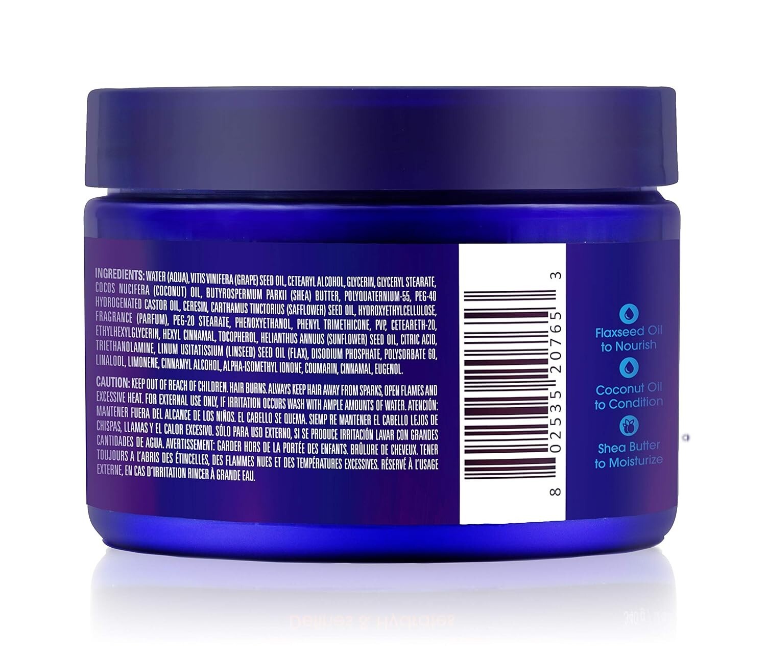 Hydrating Crown Curl Cream, 12 Oz - Shea Butter & Coconut Oil for Defined Curls