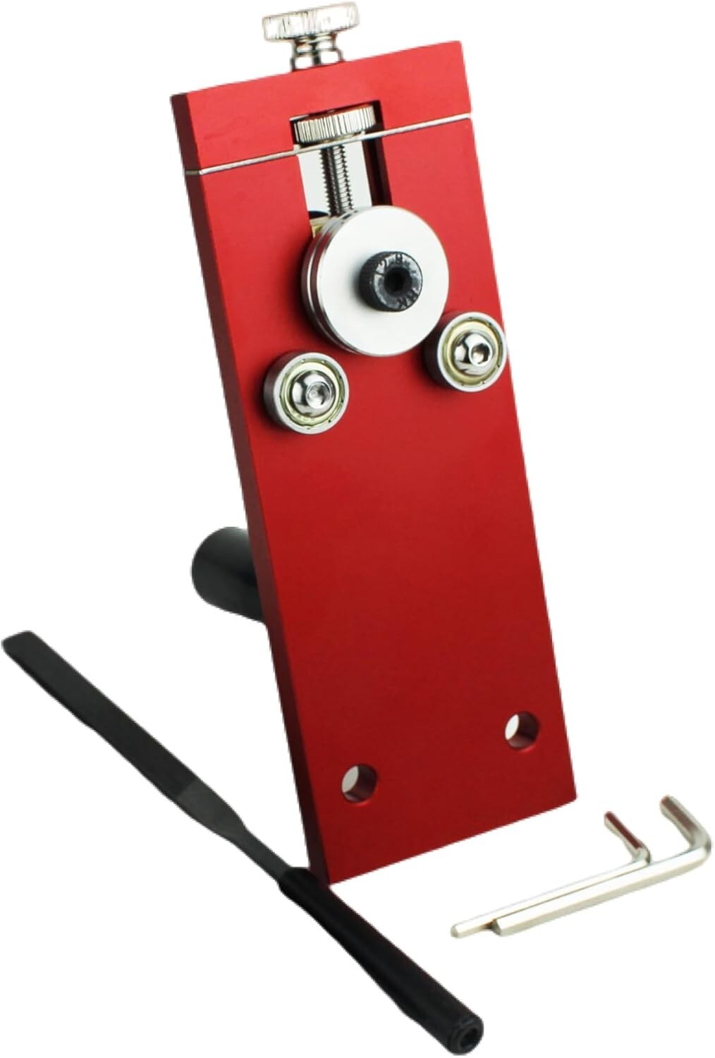 Durable Adjustable Guitar Fret Wire Tool for Luthiers – Red Ergonomic Design