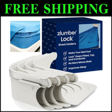 Load image into Gallery viewer, Patented Lock Sheet Straps - Easy One-Time Installation for Better Sleep