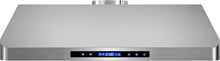Load image into Gallery viewer, Stainless Steel Under Cabinet Range Hood: 500 CFM, Touch Control &amp; LED Lighting
