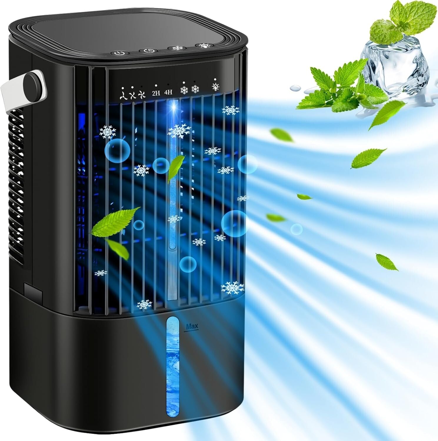 Adjustable Speed Personal Air Conditioner - Portable Desk Fan for Summer Comfort