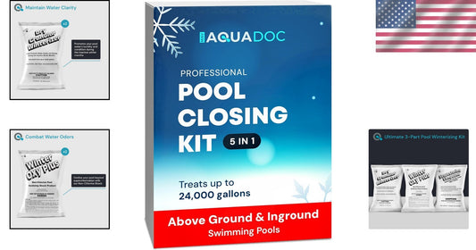 Essential 3-Part Winter Pool Closing Kit - Maintains Water Quality & Clarity