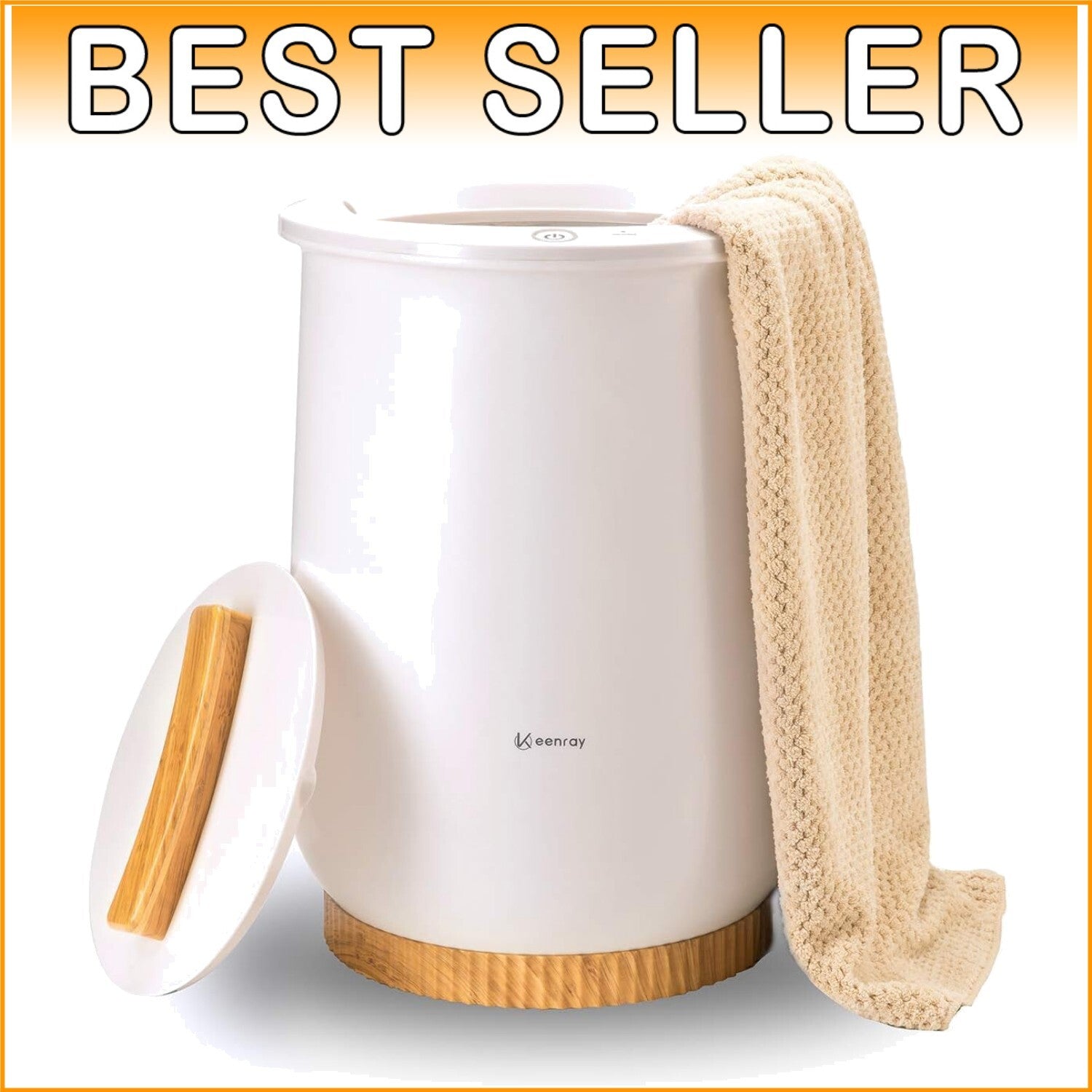 Extra Large Towel Warmer - Fast Heat Up, Fits Two 40" x 70" Towels & Bathrobes