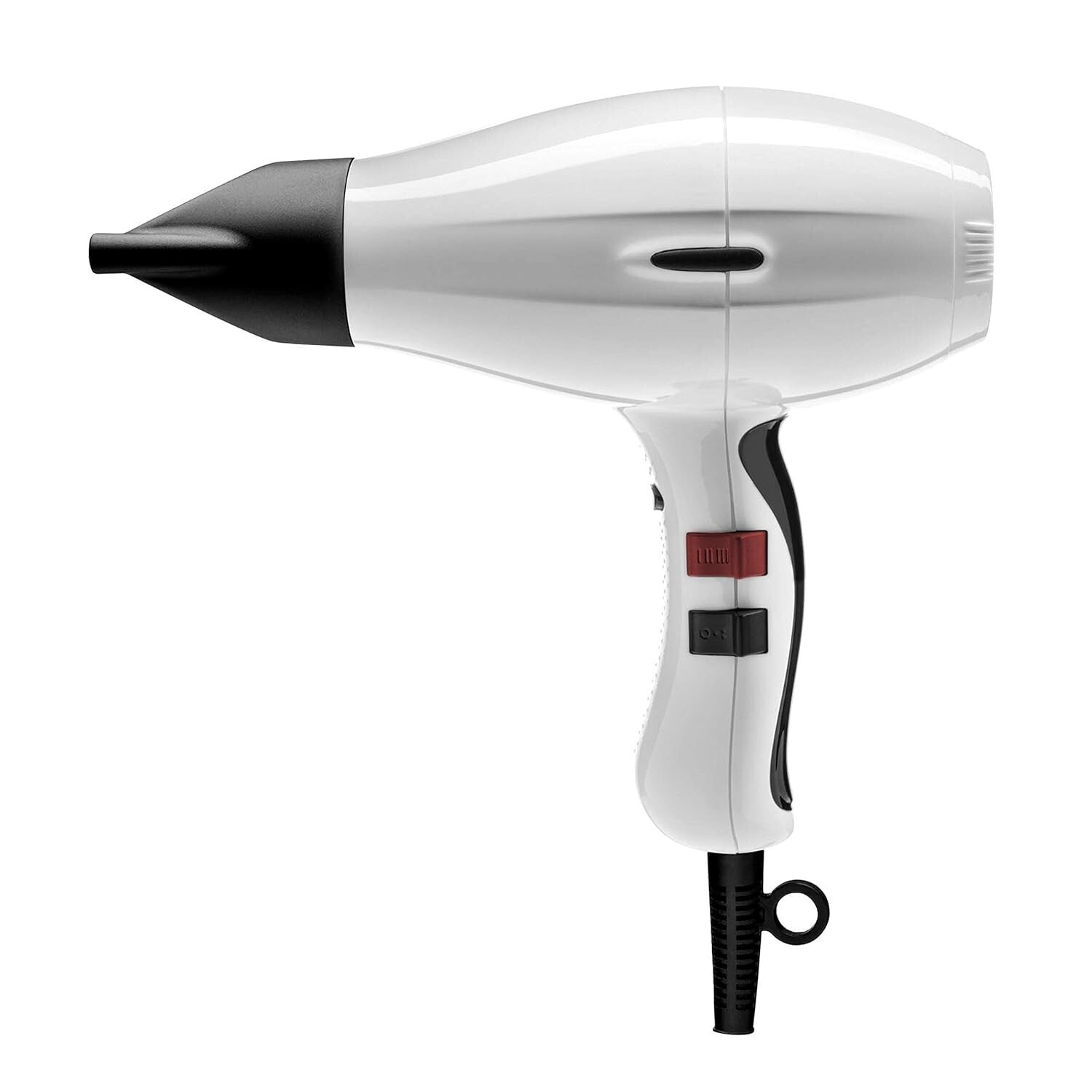 Ceramic Ionic Professional Hair Dryer - 2000 Watts, 2 Attachments, Compact Size