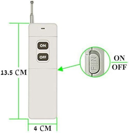 40A High-Sensitivity Wireless Switch - 1500M Range Remote Control Solution