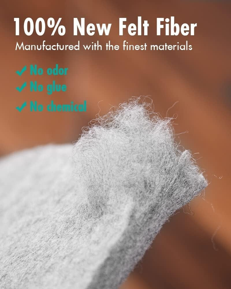 Premium 9x12 Feet Non-Skid Felt Padding - Carpet Protection for Hardwood Floors