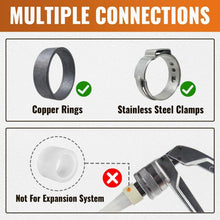Load image into Gallery viewer, 50-Pack 1/2" Lead-Free Brass PEX Coupling - NSF Certified Plumbing Fittings