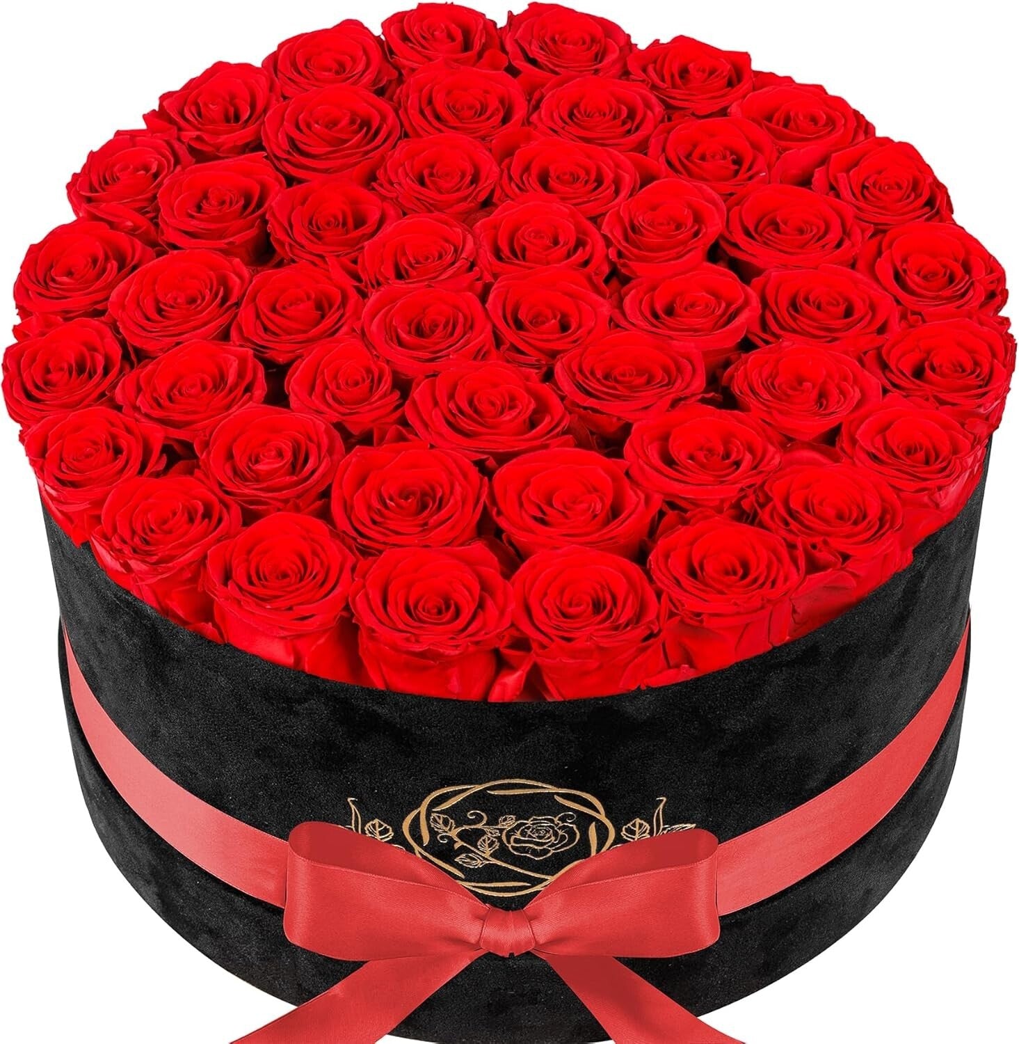 Exquisite 47 Roses Collection: Lasting Luxury Gift for Anniversaries & Birthdays