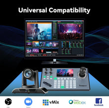 Load image into Gallery viewer, 20X Optical Zoom PTZ Camera - FHD 1080P 60FPS for Professional Live Streaming