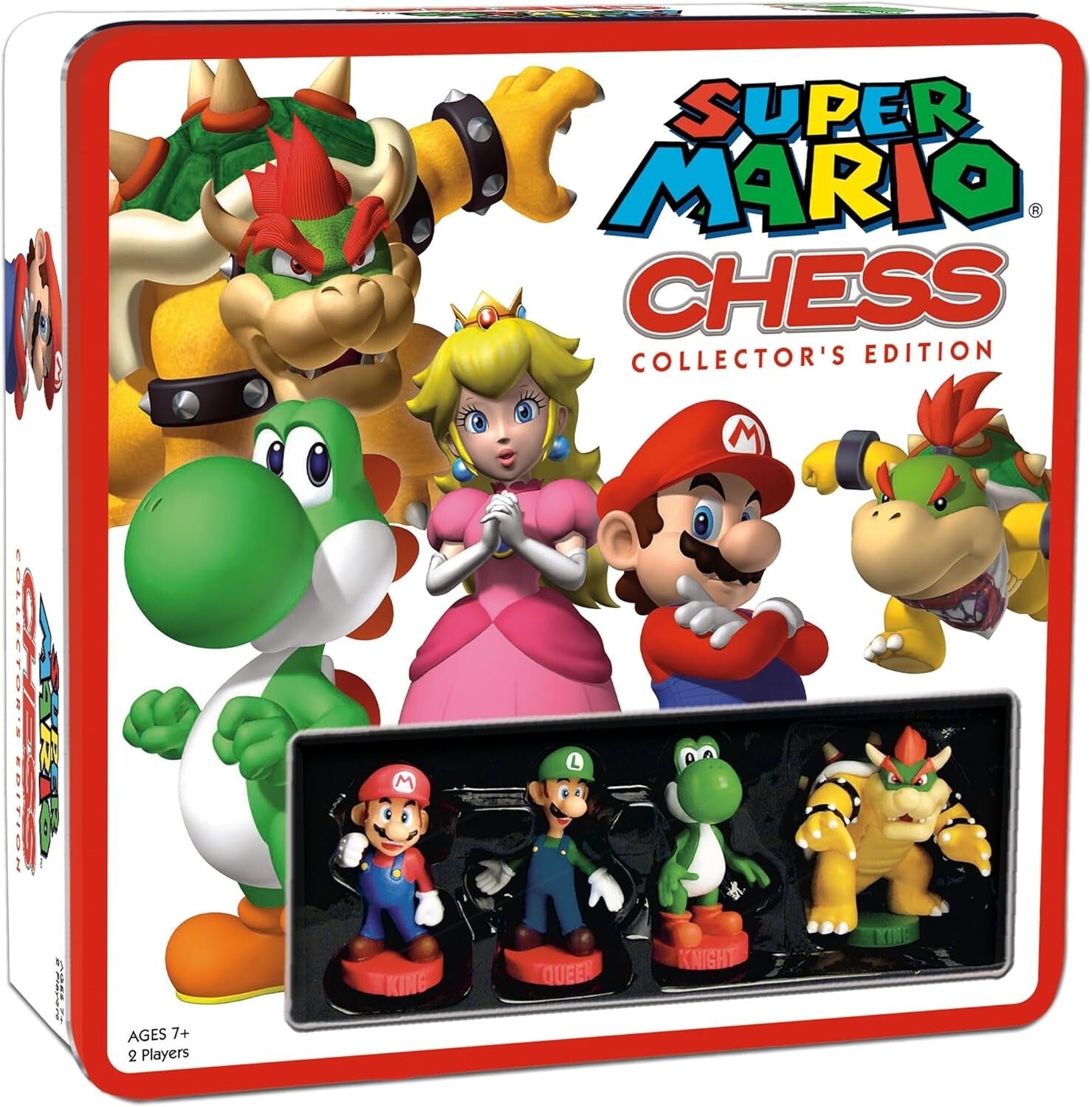 Unique Super Mario Chess Game with 32 Sculpted Pieces - Ideal for Collectors