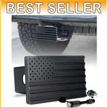 Load image into Gallery viewer, Universal Fit 2" Tow Hitch Receiver Cover with Scratch-Resistant American Flag