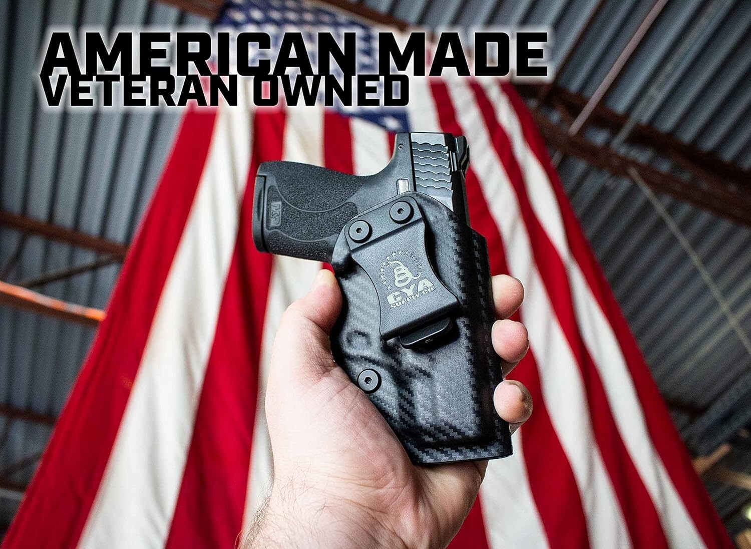 Veteran-Owned IWB Kimber Micro 9 Holster - Adjustable Retention & Angle Features