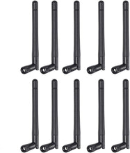 Load image into Gallery viewer, RP-SMA Male Omni-Directional WiFi Antennas 10-Pack - 2.4GHz &amp; 5GHz Compatible