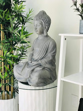 Load image into Gallery viewer, Calming 25.6" Freestanding Sitting Buddha Statue - Perfect Garden Centerpiece