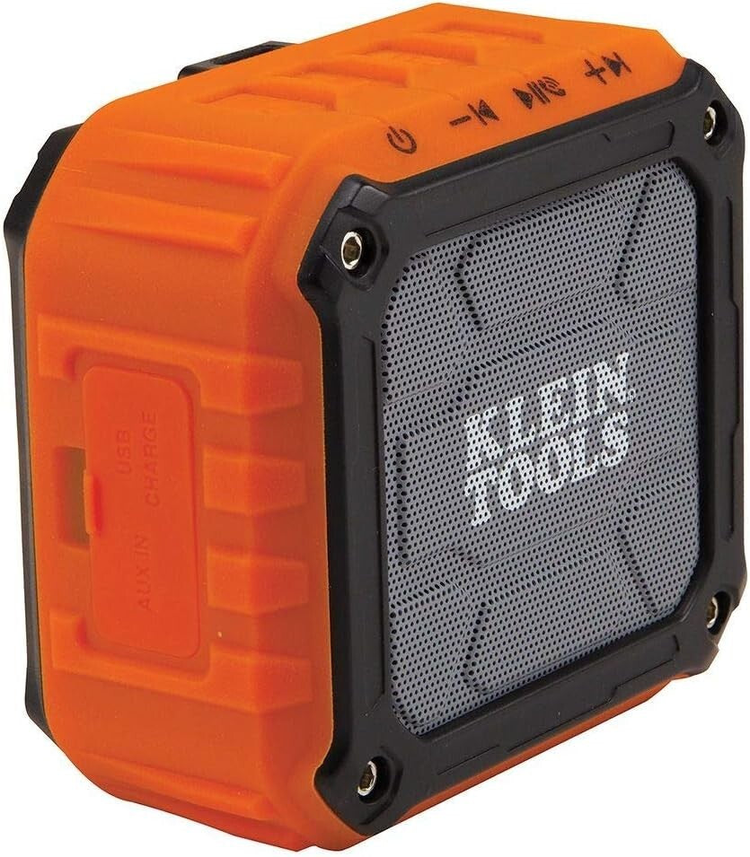 Compact Jobsite Bluetooth Speaker - Rugged, Versatile & Ideal for Professionals