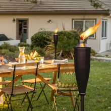Load image into Gallery viewer, Pack of 4 Decorative Citronella Torches for Enchanting Outdoor Ambience