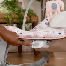 Load image into Gallery viewer, Pink Burst Portable Baby Seat: 3-in-1 Vibrating Bouncer, Rocker &amp; Toddler Rocker