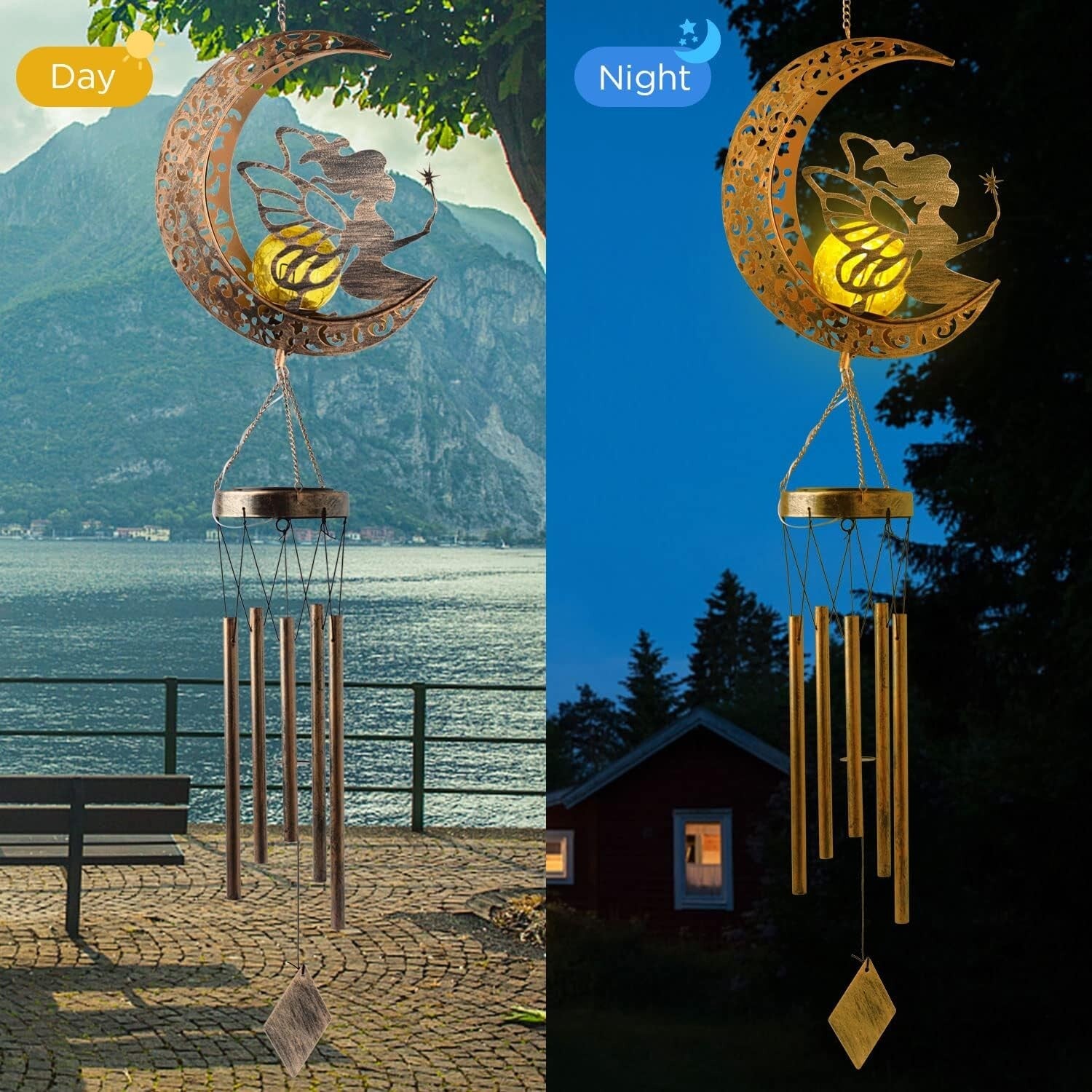 Beautiful Solar-Powered Wind Chimes - Unique Gifts for Birthdays & Celebrations