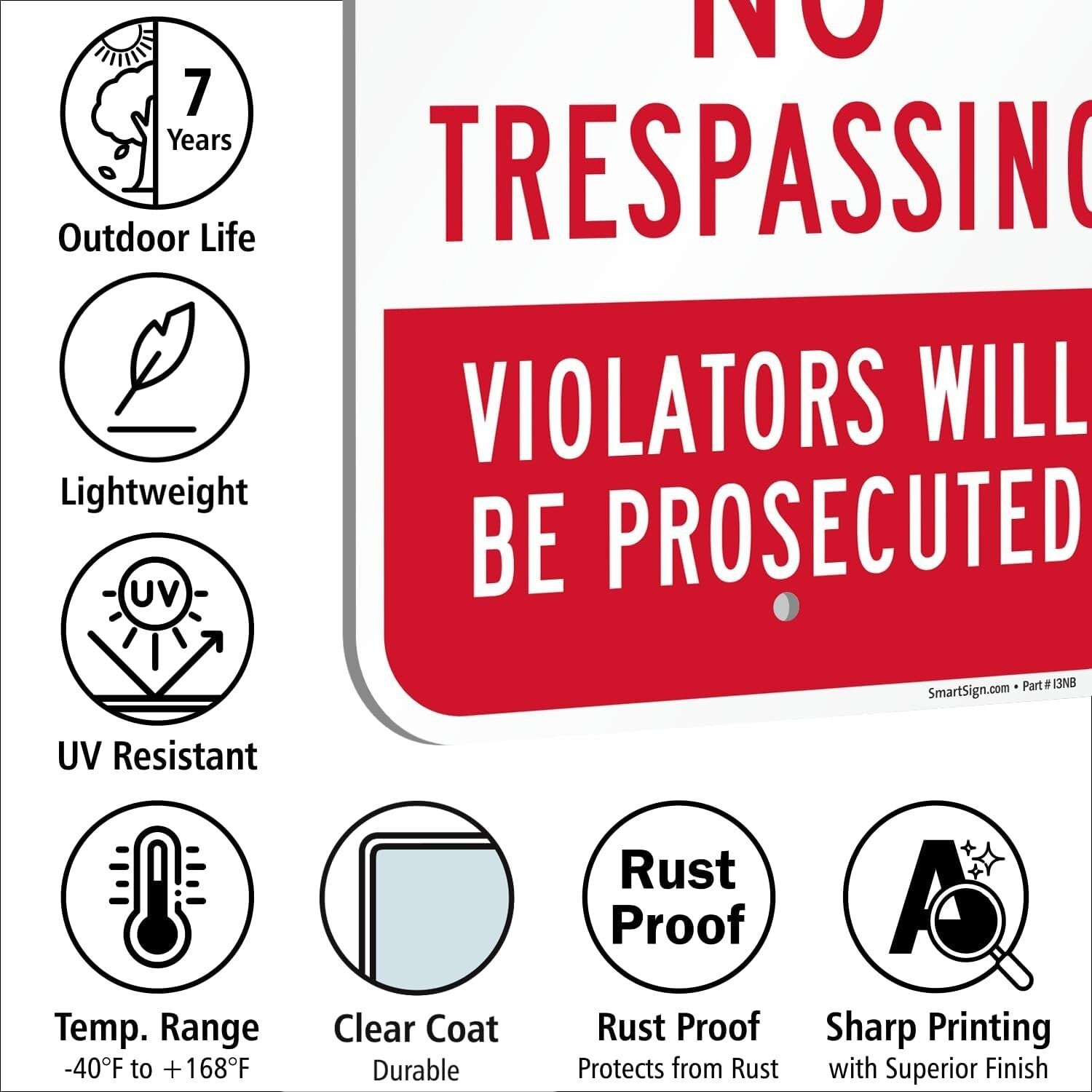 18x12 Private Property Signs - Reflective, Durable 4-Pack for Security Needs