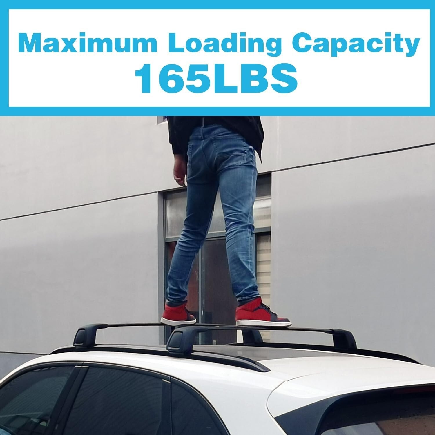 Durable Aerodynamic Roof Cross Bars for Hyundai Tucson 2022-2025 Models