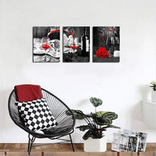 Load image into Gallery viewer, High-Quality Black and White Wine Barrel Canvas Art - 16x24 Each Panel