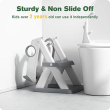 Load image into Gallery viewer, Potty Training Step Stool Seat - Waterproof, Adjustable &amp; Safeguards Sensitivity