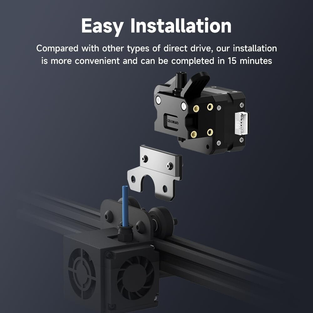 Ender 3/5 Dual Gear Direct Drive Extruder Upgrade Kit - High Torque Performance