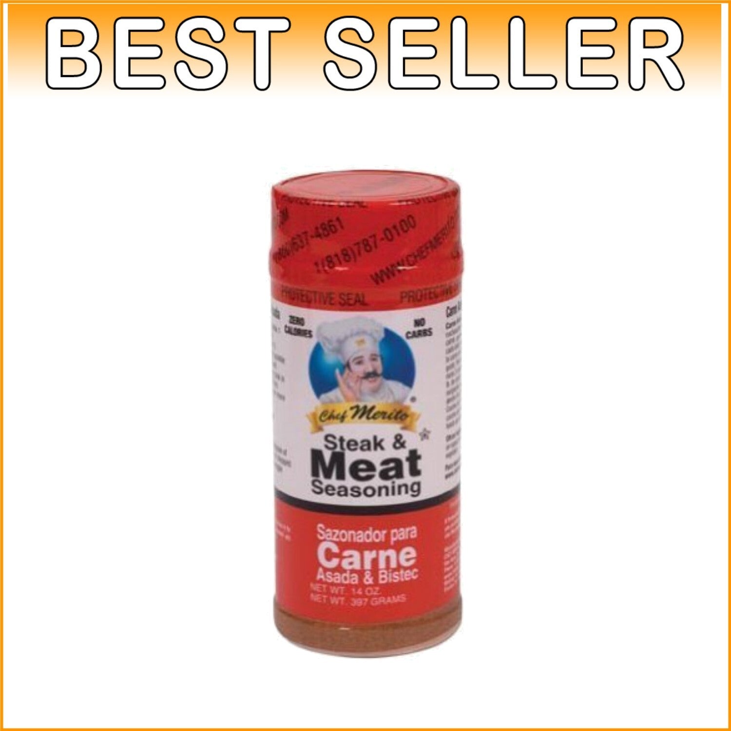 14 OZ Carne Asada Seasoning, Premium Spice Mix - Perfect for Family Meals