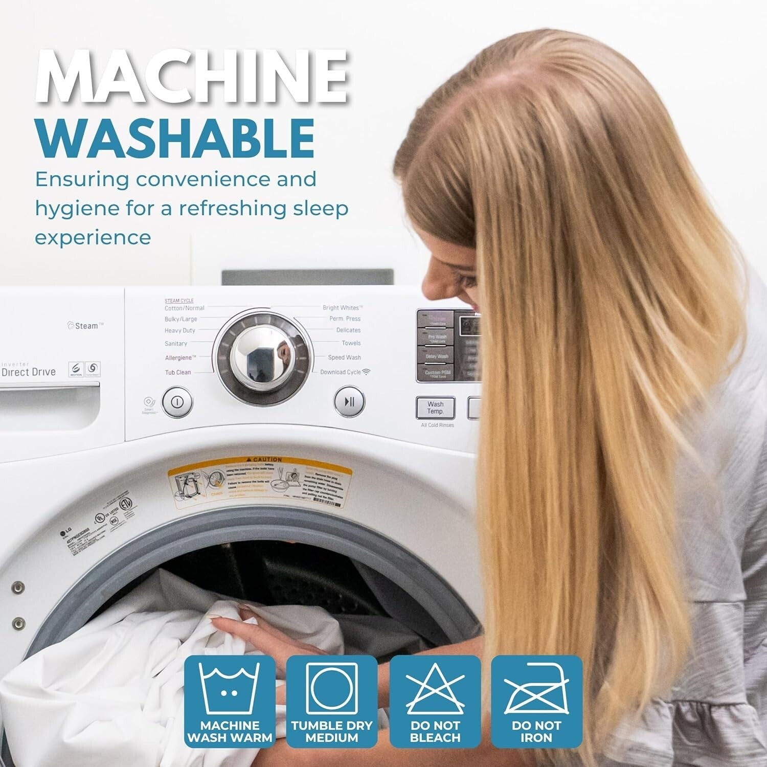 Luxury King Size Mattress Protector - 100% Cotton, Waterproof, and Bed Bug Proof