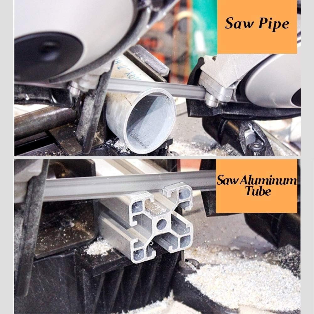 Cut with Precision: Upgraded Portable Band Saw with LED Spotlight & Alloy Base