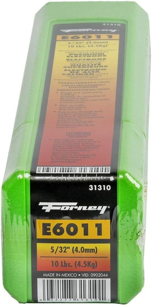 Advanced E6011 5/32" Welding Rod - 10 lb for Fast Deposition and Smooth Arcs