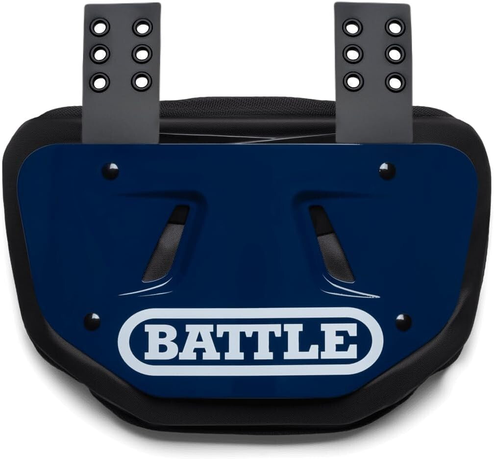 Durable Hard Shell Football Back Protector with Installation Hardware Included