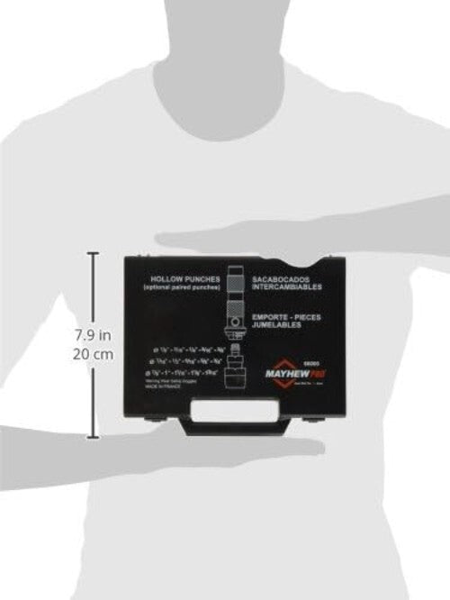 Professional 16-Piece Hollow Punch Set - Precision Tool for Gaskets & Washers