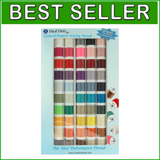 Coats & Clark Dual Duty XP General Purpose Thread - Vibrant Colors for Sewing