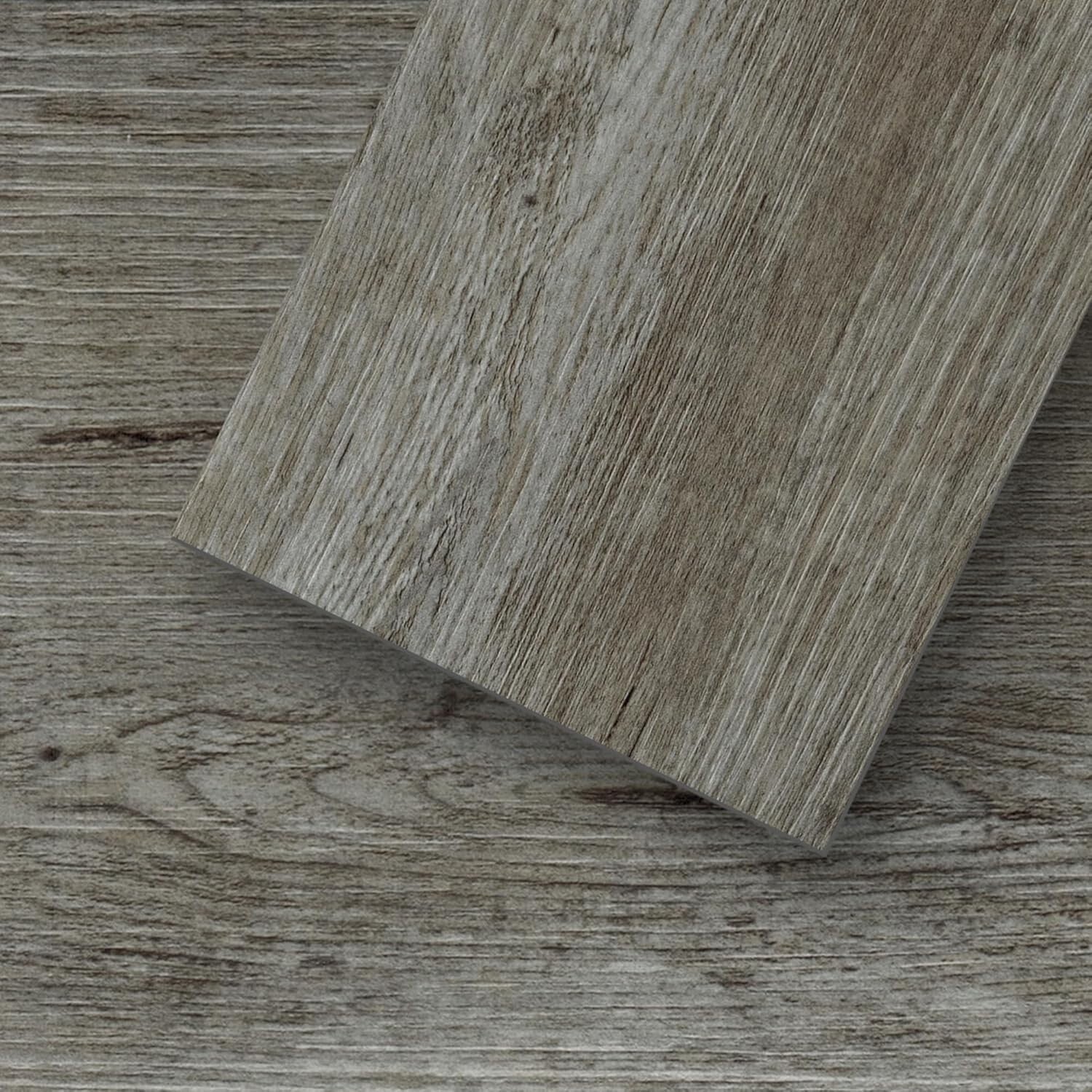 DIY Wood Look Vinyl Flooring Tiles, 36 Pack - Waterproof & Scratch Resistant