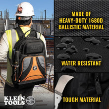 Load image into Gallery viewer, Professional Tool Backpack with Molded Bottom &amp; Padded Straps - 39 Pockets