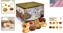 Load image into Gallery viewer, Charming Roma Cookie Gift Tin with Assorted Pastries - Perfect for Any Occasion