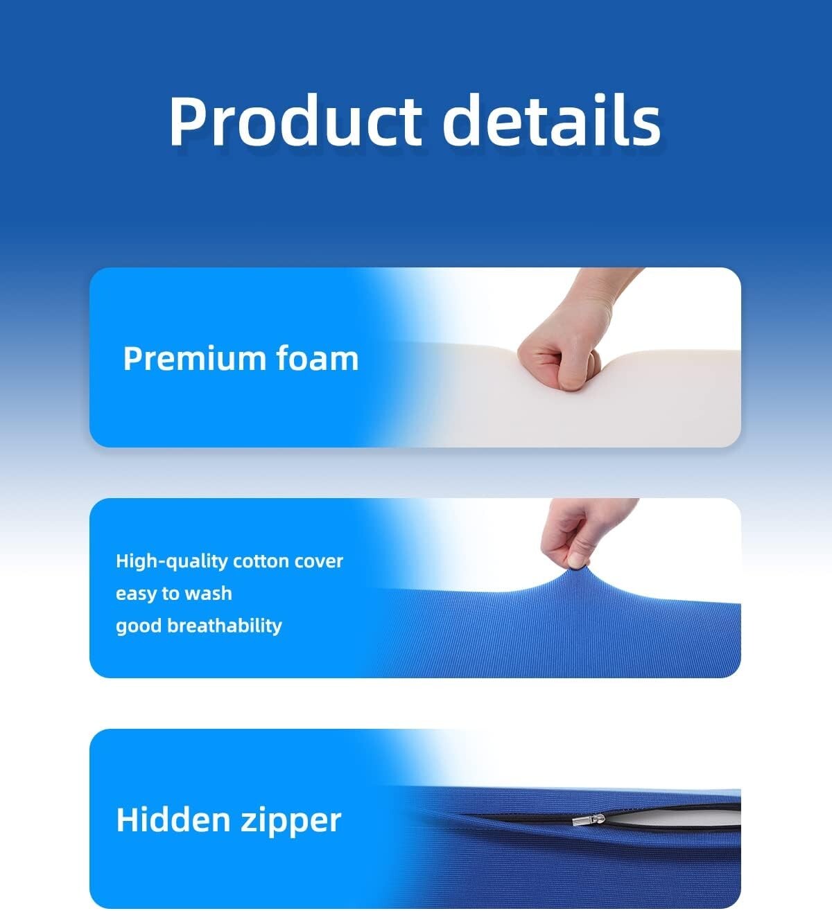 Adjustable Wedge Pillow Set: Perfect for Side Sleeping, Pregnancy, & Medical Use