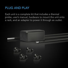 Load image into Gallery viewer, Professional Grade 3U Fan Panel - High Airflow Cooling for Audio/Video Racks