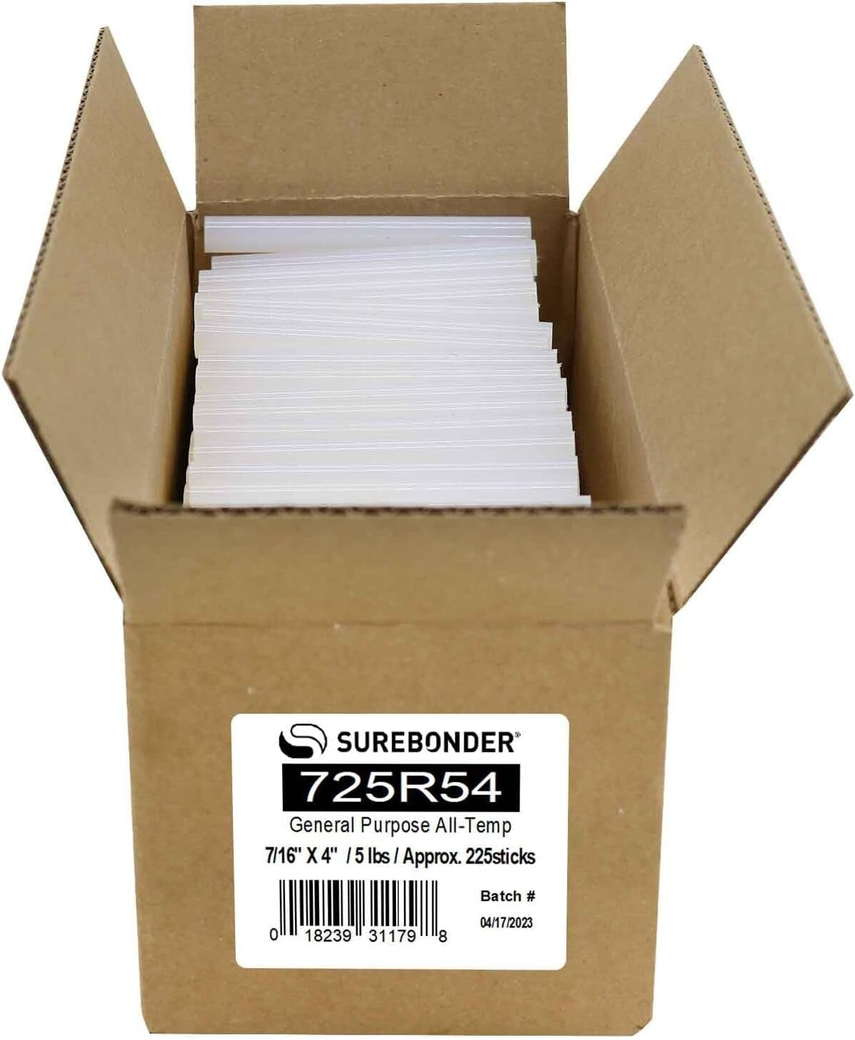 Premium Clear Hot Glue Sticks - Made in USA, 5 lb Box for Fast Bonding