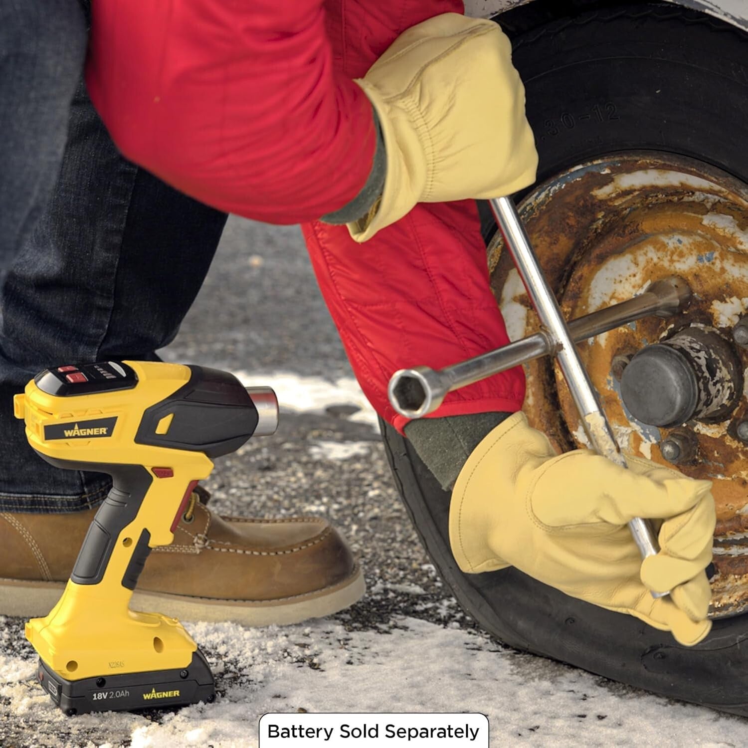 Compact and Efficient SprayTech FURNO 550 Cordless Heat Gun - Ideal for Repairs