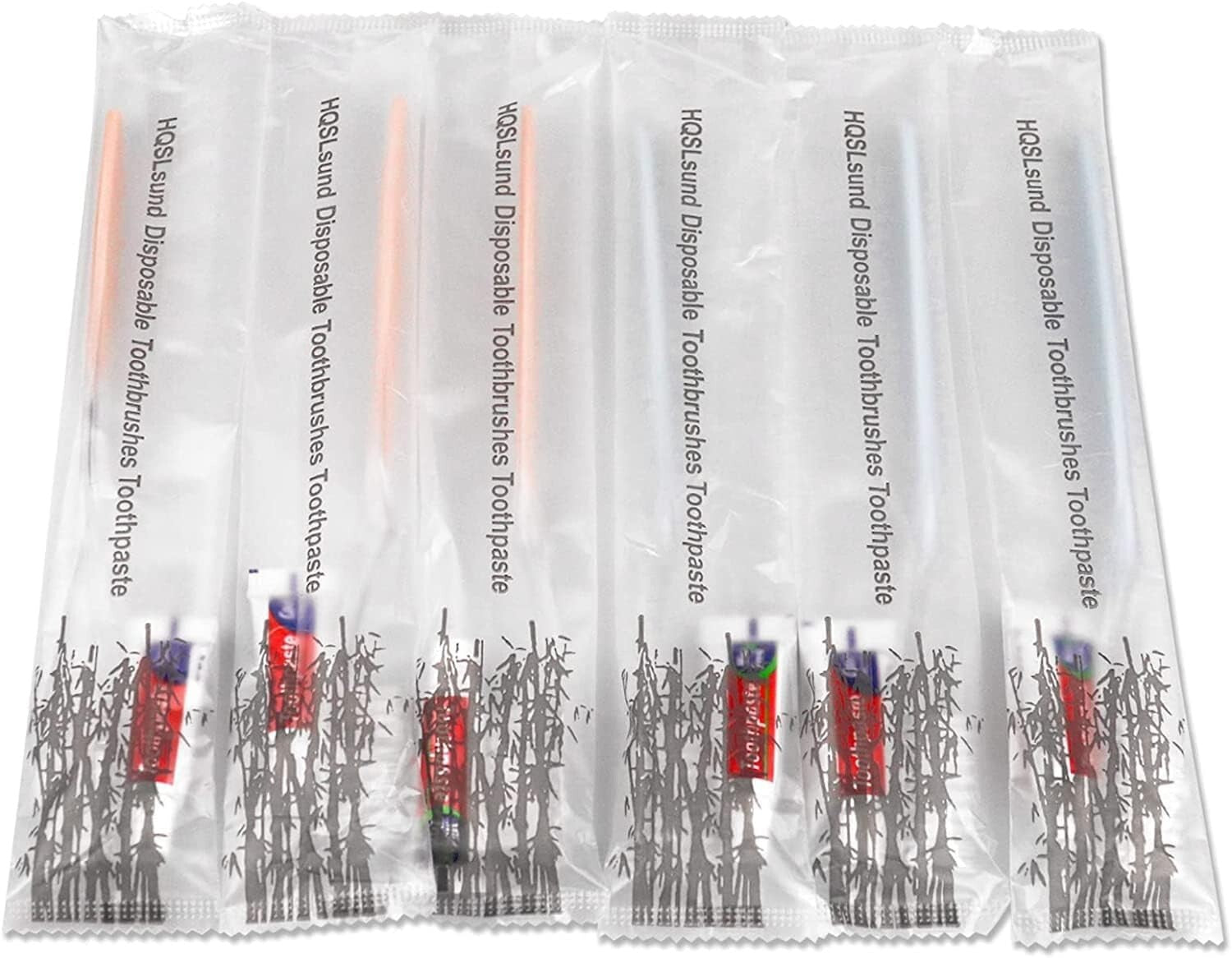 200-Pack Disposable Toothbrushes & Toothpaste - Perfect Travel Kit for Hygiene