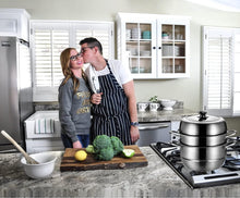 Load image into Gallery viewer, Versatile Thick-Bottomed Stainless Steel Steamer - Induction &amp; Stove Compatible