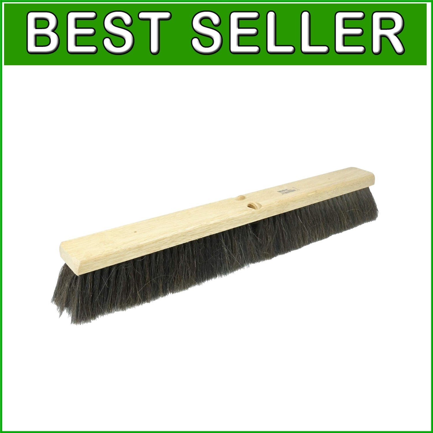 Compact 24-Inch Floor Sweeping Broom - Horsehair Bristles for Optimal Cleaning