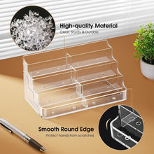 Load image into Gallery viewer, Elevate Your Desk with a Polished 8-Pack Acrylic Business Card Display Holder