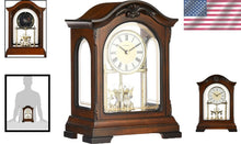 Load image into Gallery viewer, Classic Walnut Pendulum Clock with Westminster Chime - Living Room Must-Have