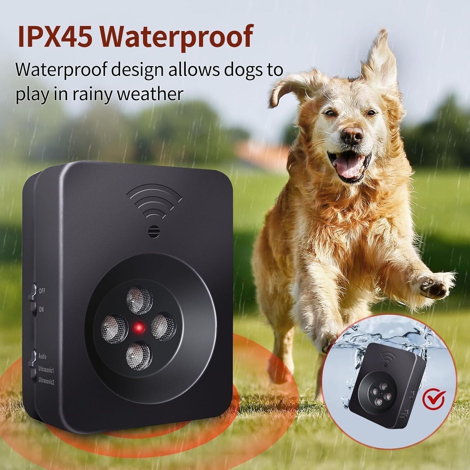 Durable USB Rechargeable Dog Barking Control Device - Indoor/Outdoor Use