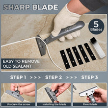 Load image into Gallery viewer, Efficient 4 in 1 Caulk Remover Kit - Ideal for Home and Bathroom Projects
