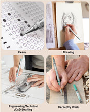 Load image into Gallery viewer, Premium 40PCS Metal Mechanical Pencil Set with Leather Case - Ideal for Artists