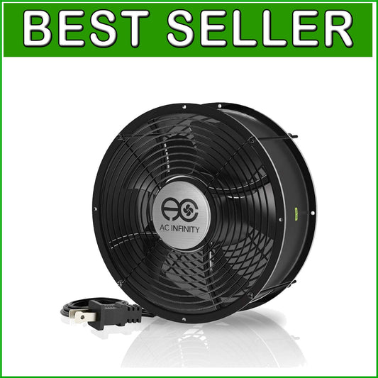 Heavy-Duty 10" Axial Fan with Dual Bearings - Ideal for Custom Cooling Projects
